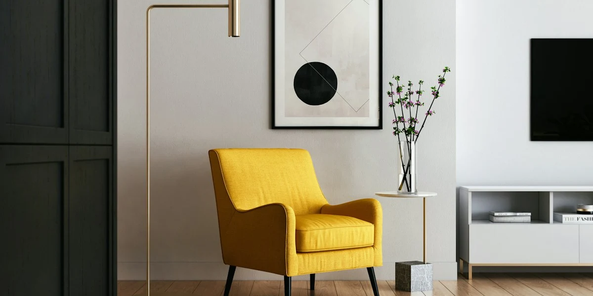 Warm Armchair and Lighting